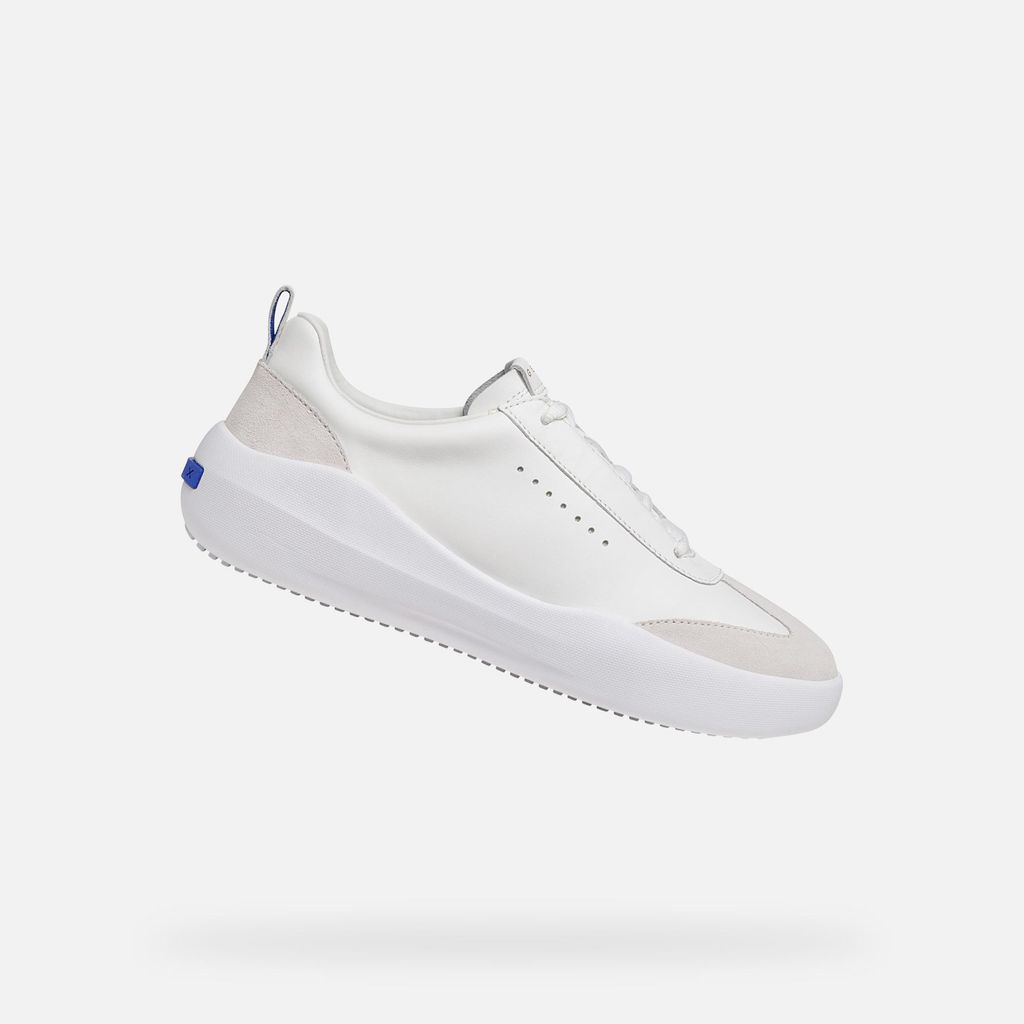 Geox Weiße Damen-Sneaker Gxcp-02 36