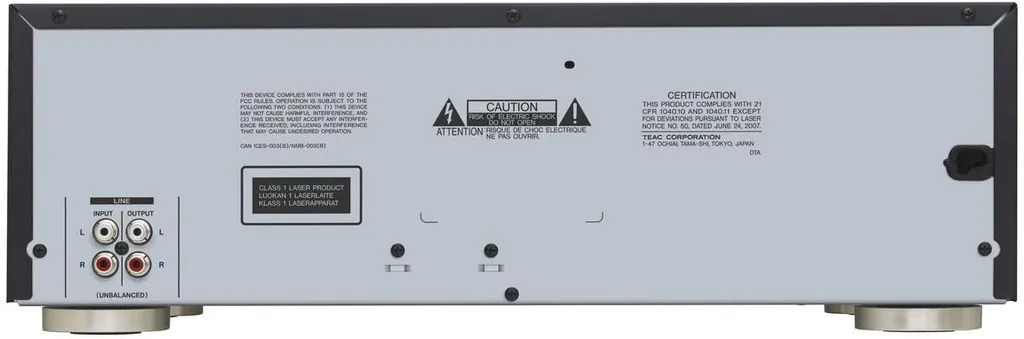 Solution de Numérisation Cassette Teac AD-850-SE Lecteur CD Noir USB