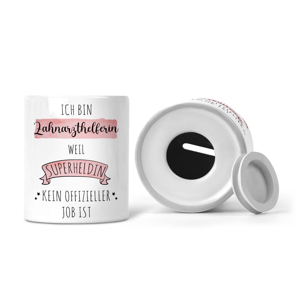 TassenTicker® - ''Ich Bin Eine Lehrerin Weil Superheldin Kein Offizieller Job Ist!'' - Geschenk Tasse - Hochwertige Qualität - Kaffeetasse - Geschenkidee - Becher (Rot