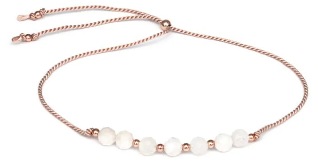 Bracelet ajustable pierre de lune HE34K3RG-LP - Fini les bijoux fragiles