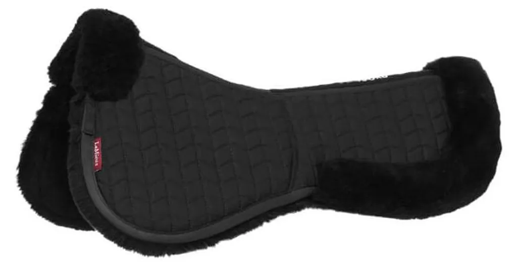 Demi-coussin ProSorb LeMieux avec 2 Poches et Bordure en Laine Merino+