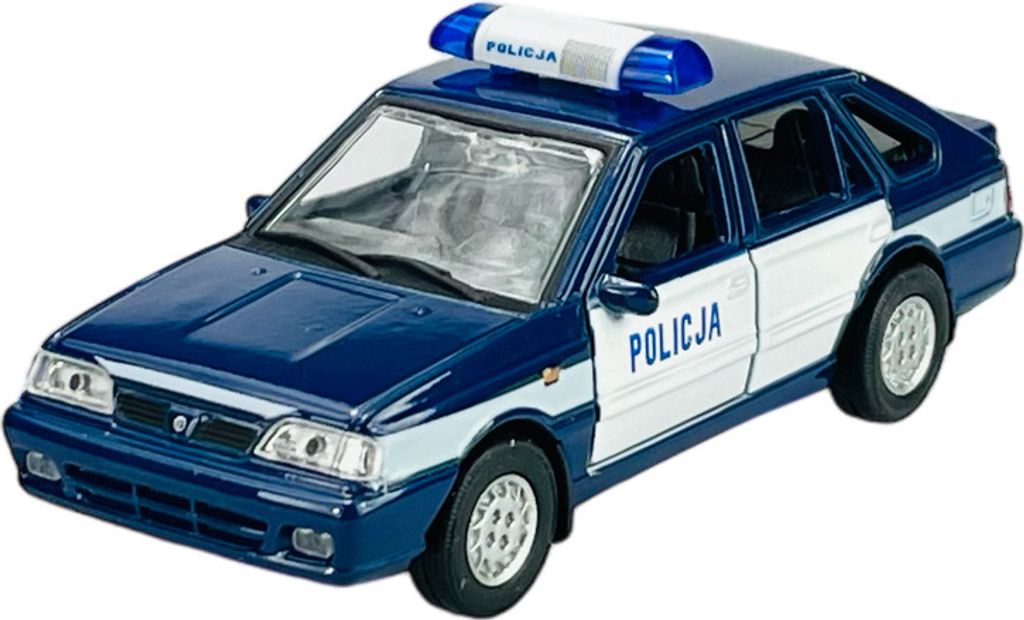 Welly Polonez Caro Plus Weiße Tür der Polizei 1:34-1:39 Die Cast Metall Modell Neu im Kasten 43613
