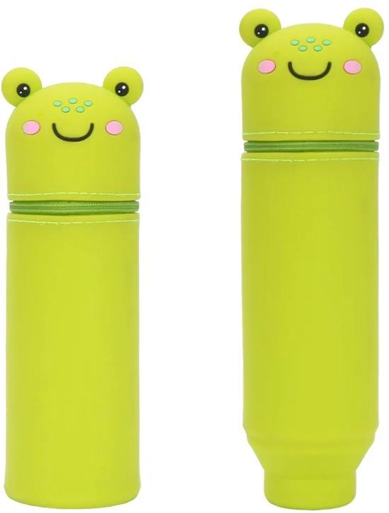 Étui Silicone Kikker Kawaii - Trousse Waterproof avec Boucle de Sac
