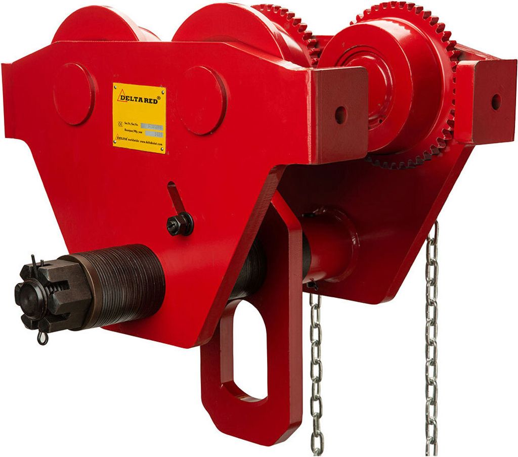 DELTA RED Haspelfahrwerk - mit 2,5 Meter Handkette- 30t