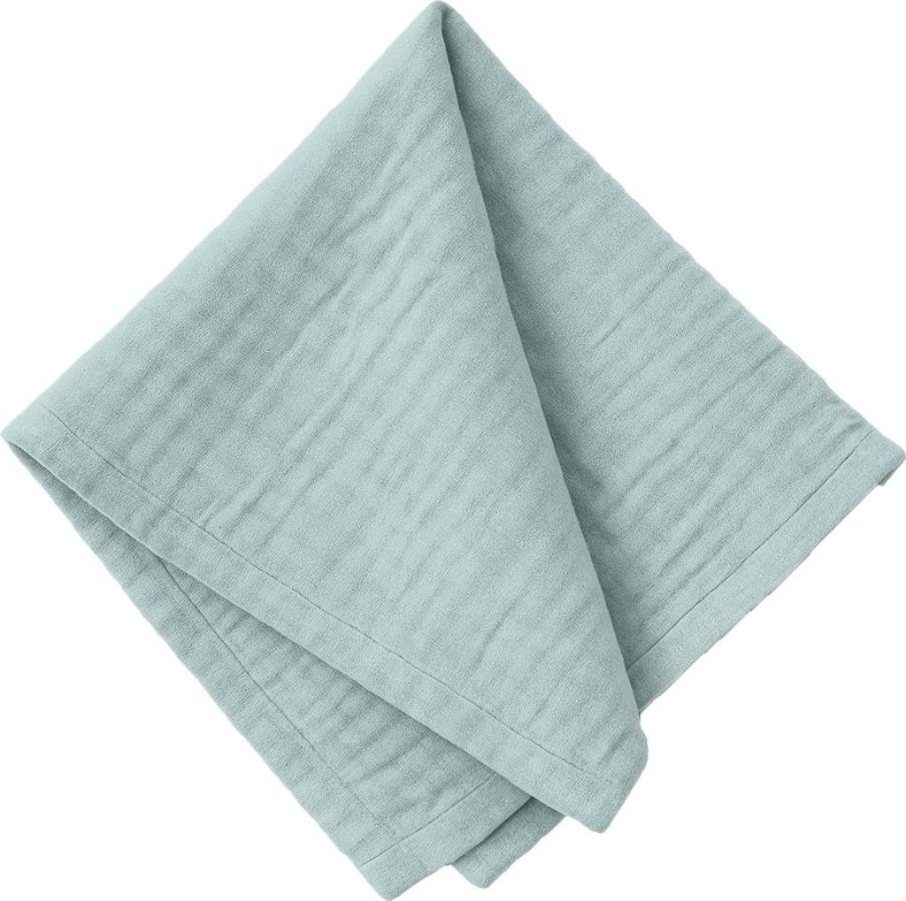 Musselin-Servietten Mintgrün 45x45 cm – weiche Produktbild 