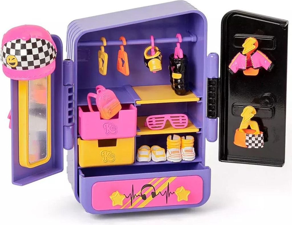 KookyLoos Set Express Yourself Mel's Wardrobe Figur + Clothes Closet