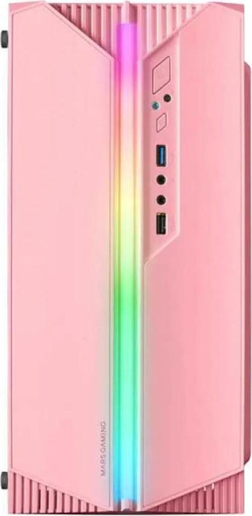 Mars Gaming MC-S1, Mini Tower, PC, Pink, micro ATX, Mini-ITX, Gaming, Bernstein, Blau, Grün, Rot