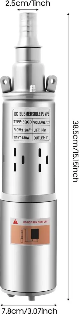 Pompe de surface automatique argentée avec corps robuste haute puissance - 2