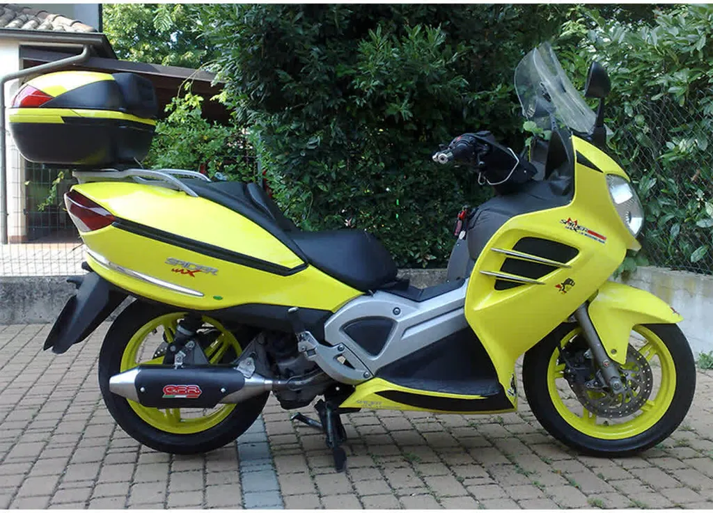 Échappement Route GPR Power-Bomb pour Scooter Malaguti Spidermax 500