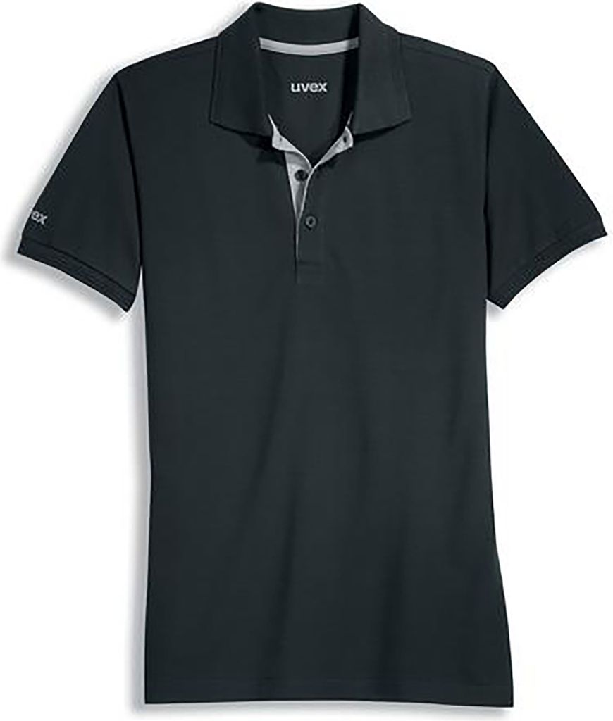 Uvex 98929, Polohemd, Erwachsener, Männlich, Schwarz, Produktbild 