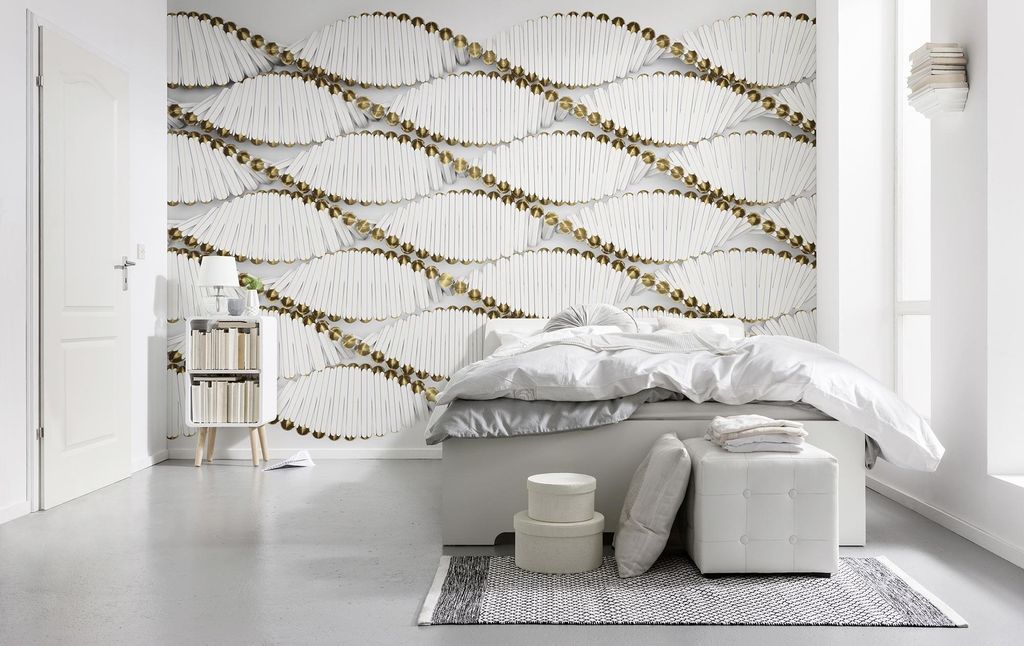 Komar 3D Fototapete "Twist" - Größe 368 x 254 cm (Breite x Höhe), 8 Teile, inklusive Kleister