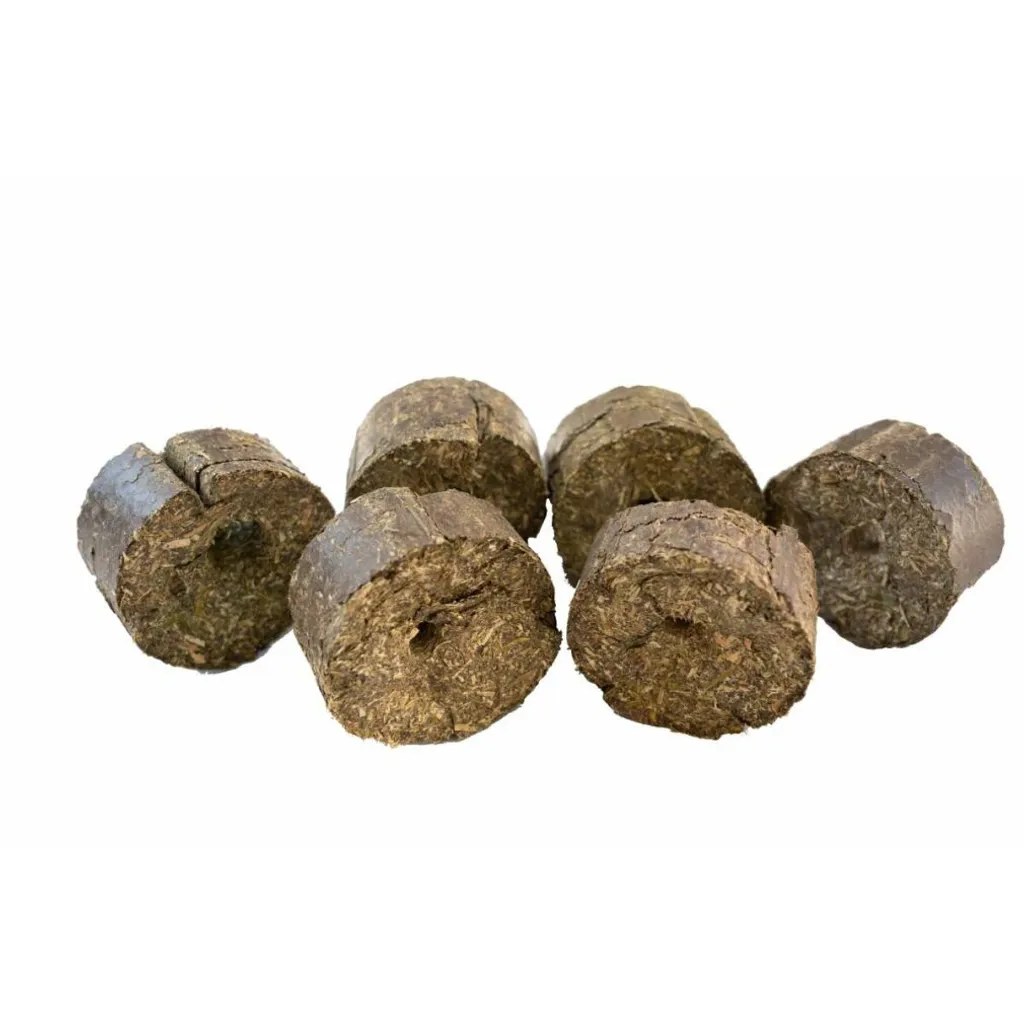 Blocco di Erba Medica Lax per Cavalli - Snack Naturale con Foro Centrale