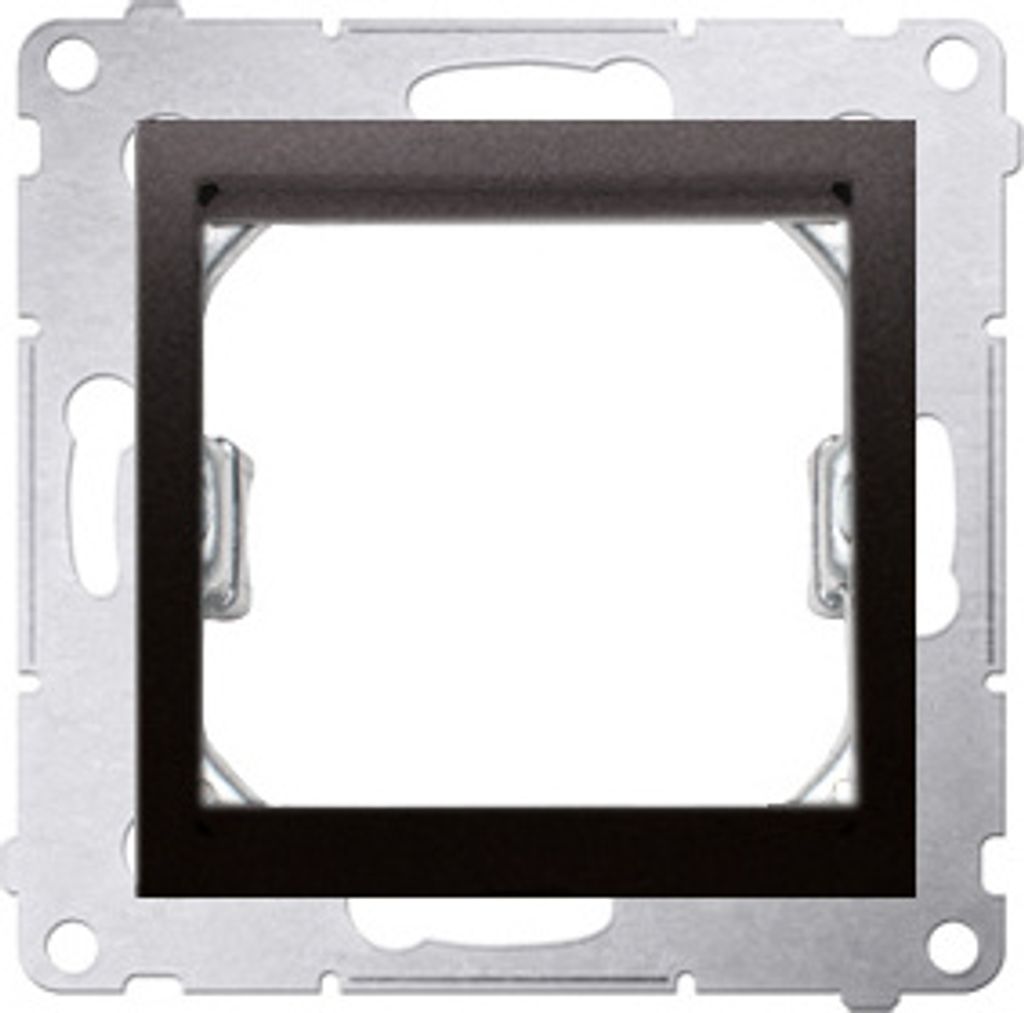 Übergangsadapter für Rahmen Standard 45x45mm anthraizt Kontakt Simon DA45.01/48