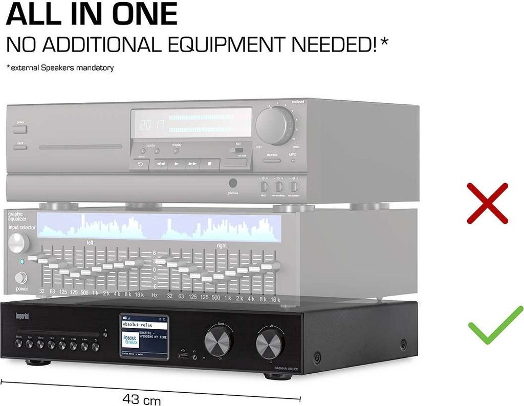 DABMAN i560 CD All-in-One HiFi-System mit | Kaufland.de