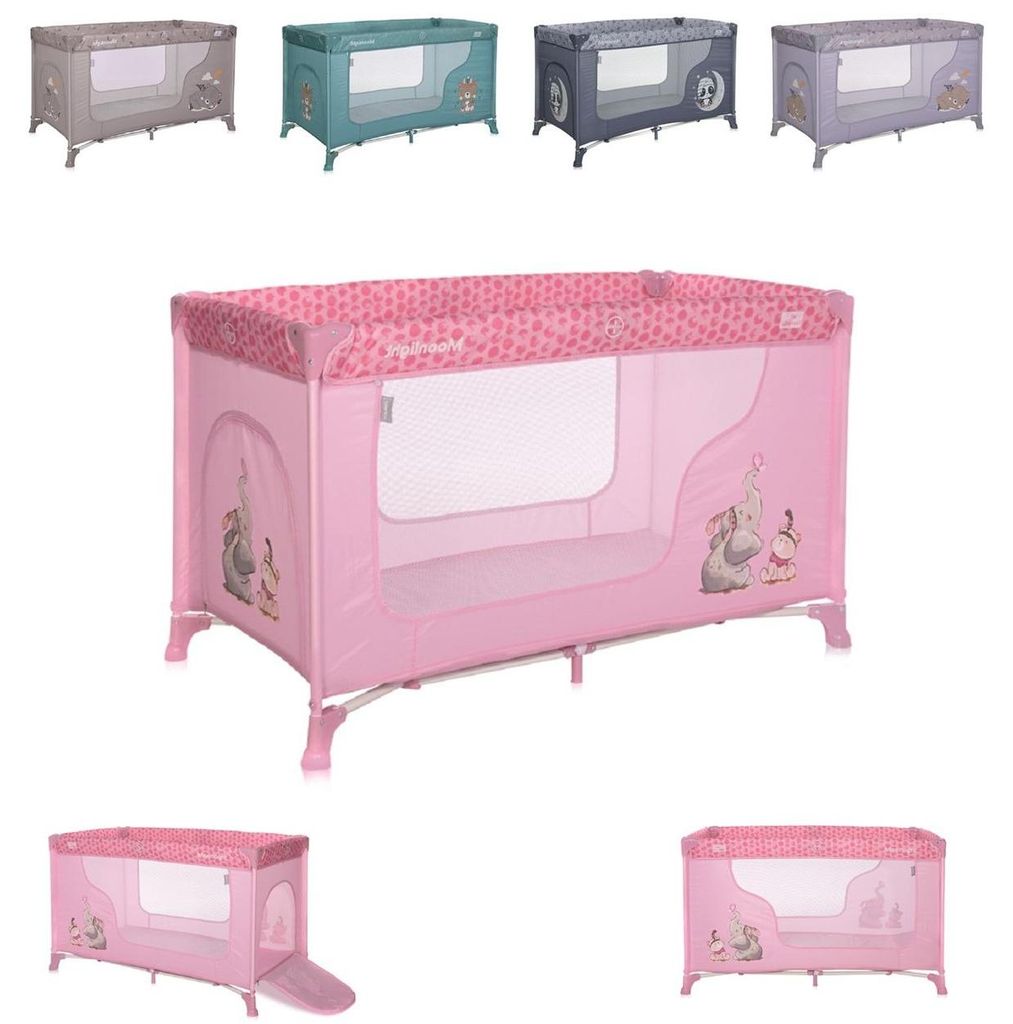 Lorelli Baby Reisebett Laufstall Moonlight seitliche Produktbild 