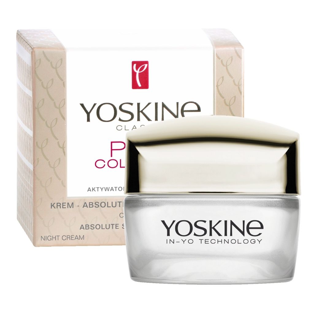 Yoskine Anti-Aging Nachtpflege für reife Haut 60+ - Gesichtscreme 50ml