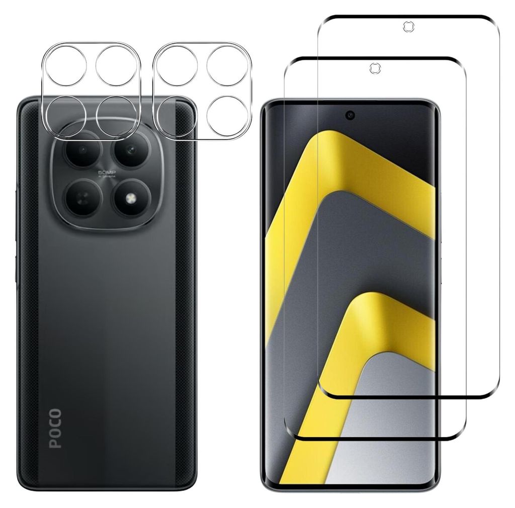 Gehäuse aus gehärtetem Glas für Xiaomi POCO M8 5G und Produktbild 