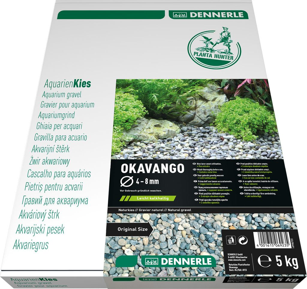Dennerle 5 kg Naturkies Plantahunter River 4-8 mm - Produktbild 