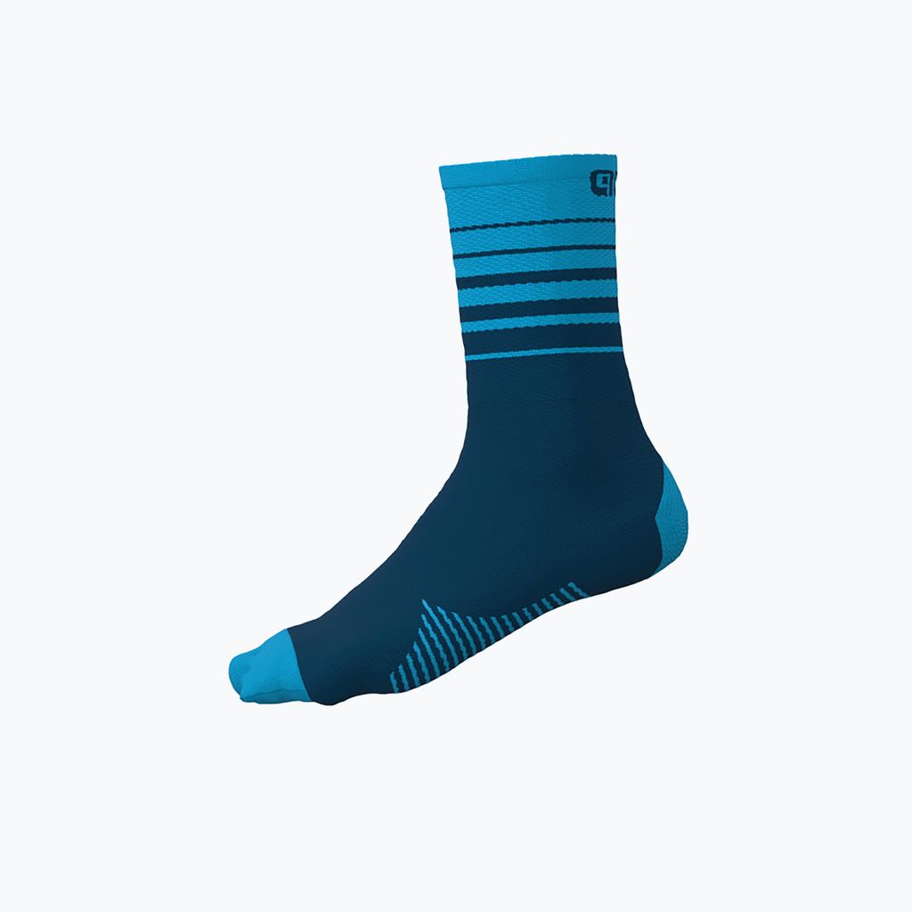 ALÉ Klassische Fahrradsocken - ONE - Blau/Hellblau 44-47