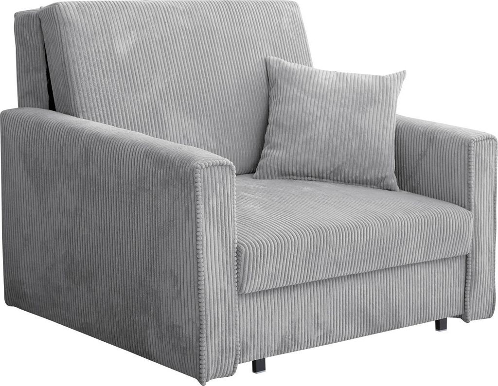 MIRJAN24 Schlafsofa Sofa Viva Bis Premium I mit Schlaffunktion und Bettkasten, Polstercouch, Stilvoll Polstersofa vom Hersteller (Farbe: Poso 110)
