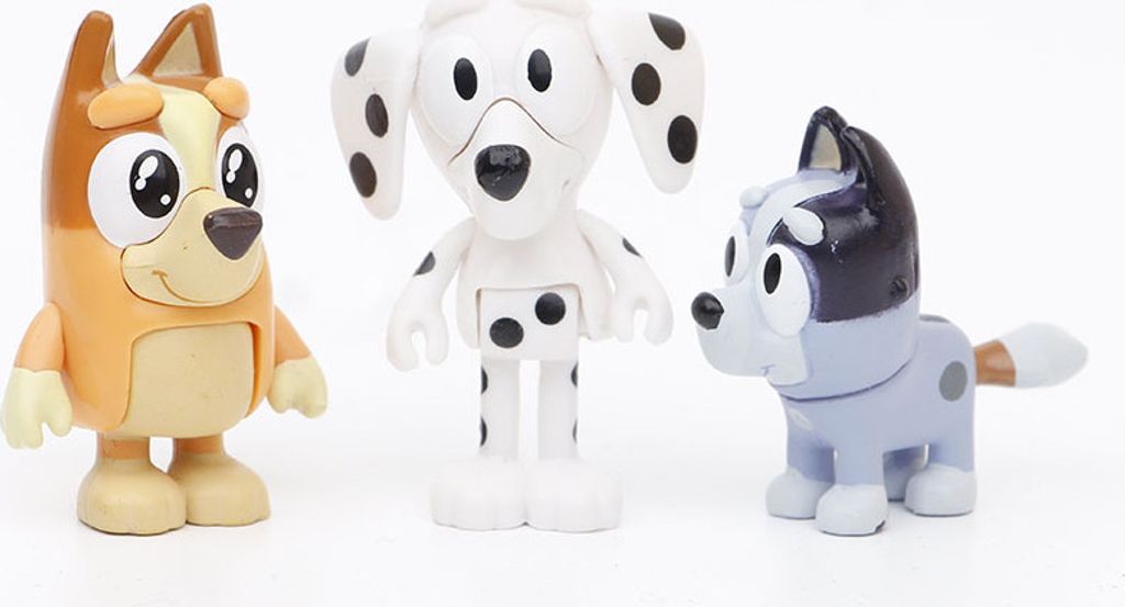 12Pcs Pokémon Cartoon Bluey Familie Anime Action Figur Produktbild 6