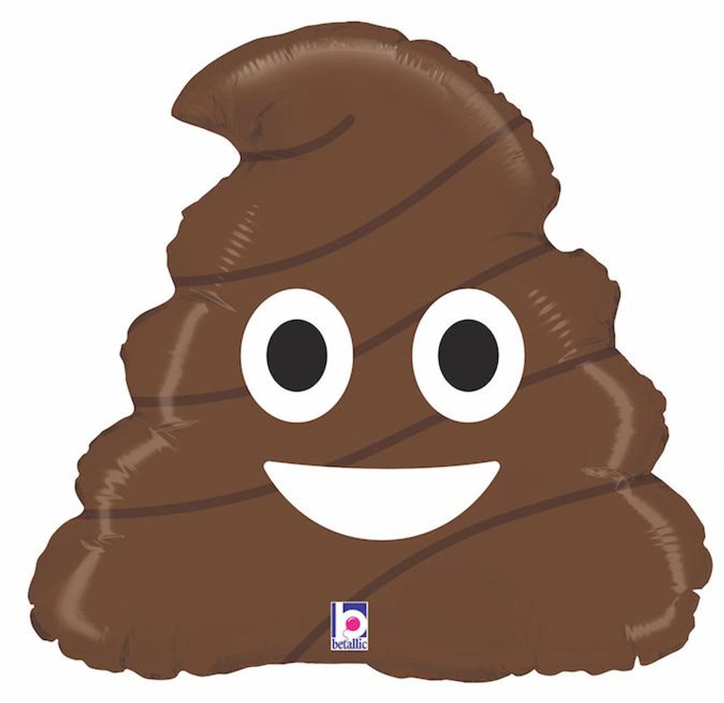 Nafukovací balónek emoji Poo 51 cm Obrázek produktu 