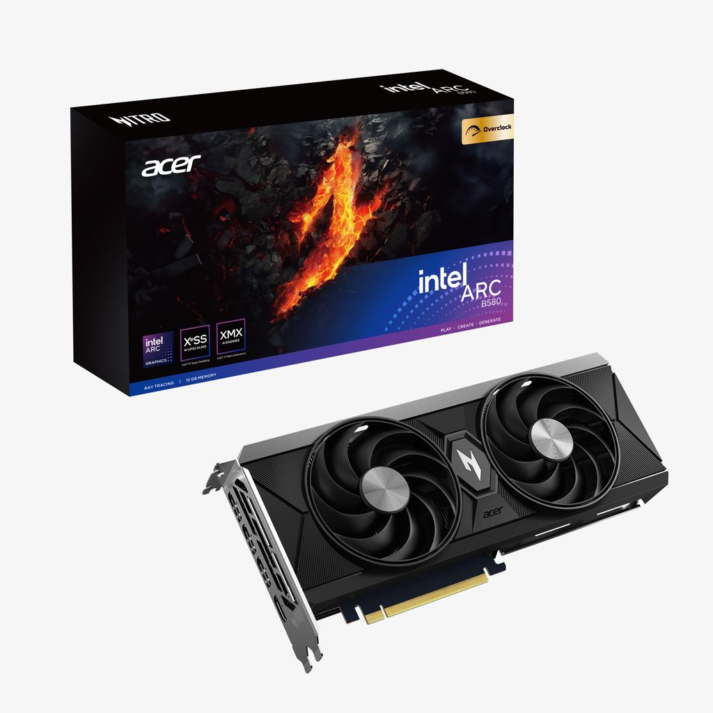 Acer Nitro Intel Arc B580 OC 12 GB, Grafikkarte