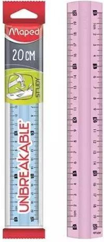 Maped Study unzerbrechliches Lineal 20 cm, verschiedene Produktbild 