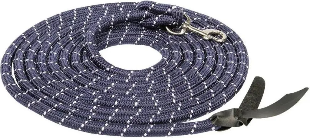 Longe anti-brûlure Harrys Horse 6,8m en corde marine pour grand cheval