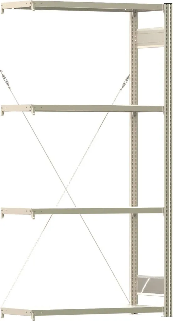 Rayonnage à tablettes pour extension de stockage en garage ou réserve