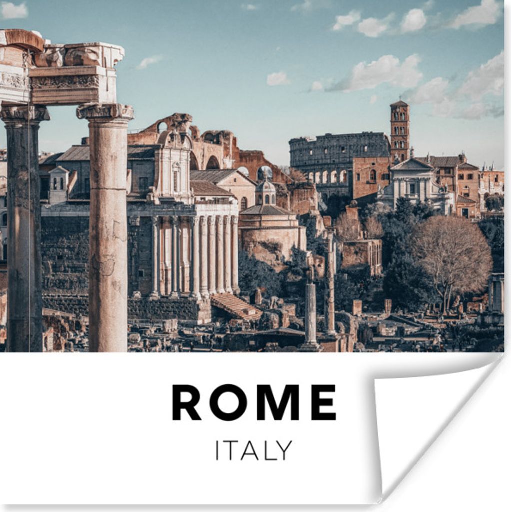MuchoWow® Poster Rom - Italien - Architektur 50x50 cm - Produktbild 