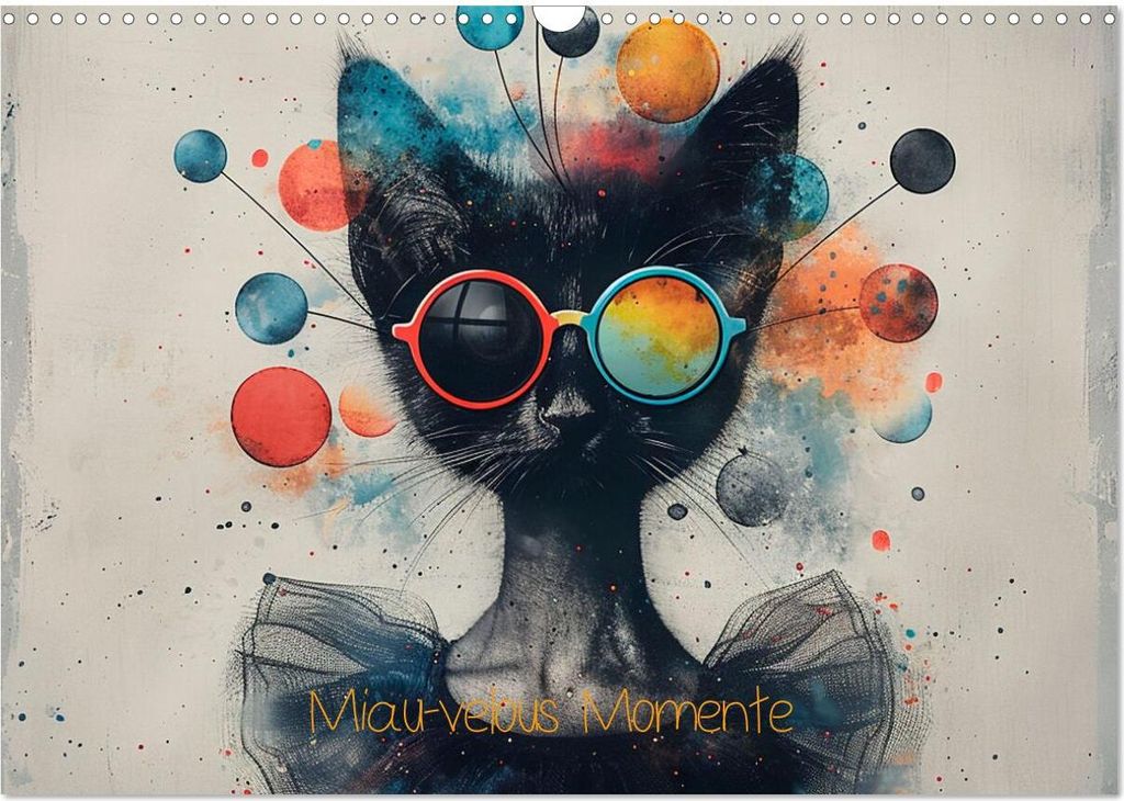 Miau-velous Momente (Wandkalender 2026 DIN A3 quer), CALVENDO Monatskalender