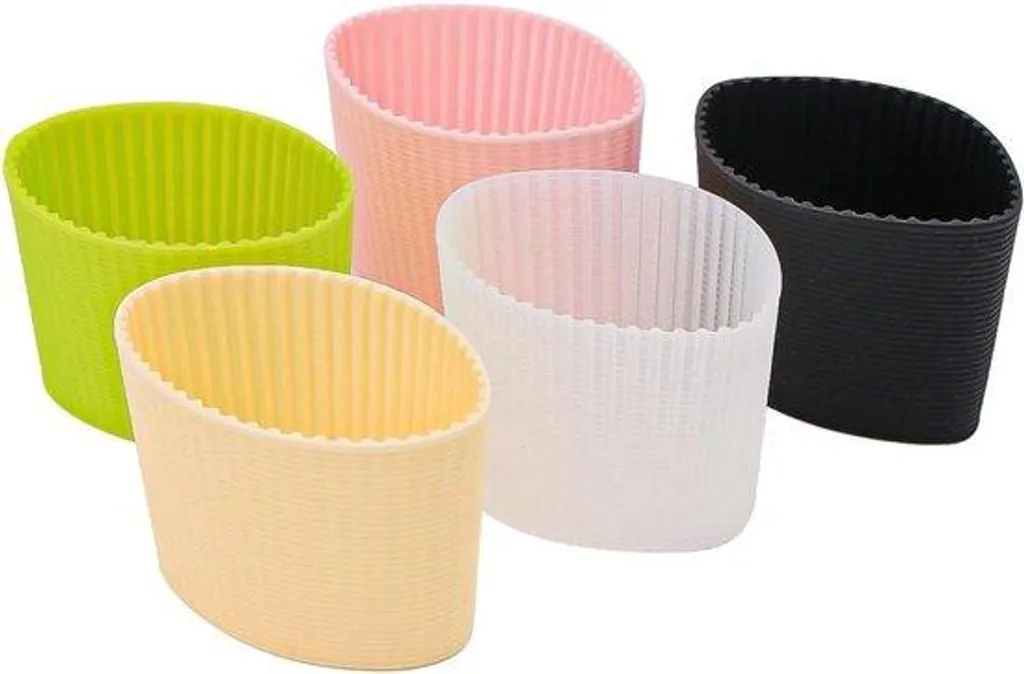 Housse de protection en silicone anti-brûlure pour manche - Set de 5