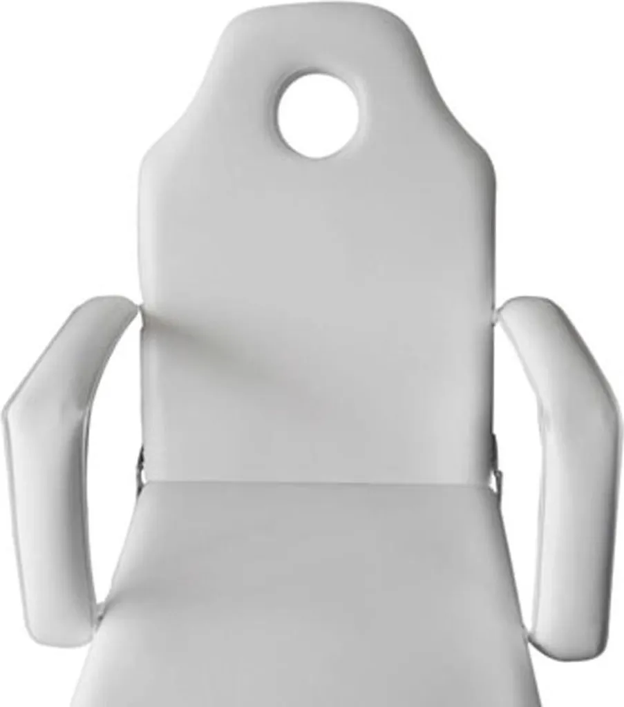 Fauteuil esthétique pour soins à domicile portable et pliable blanc