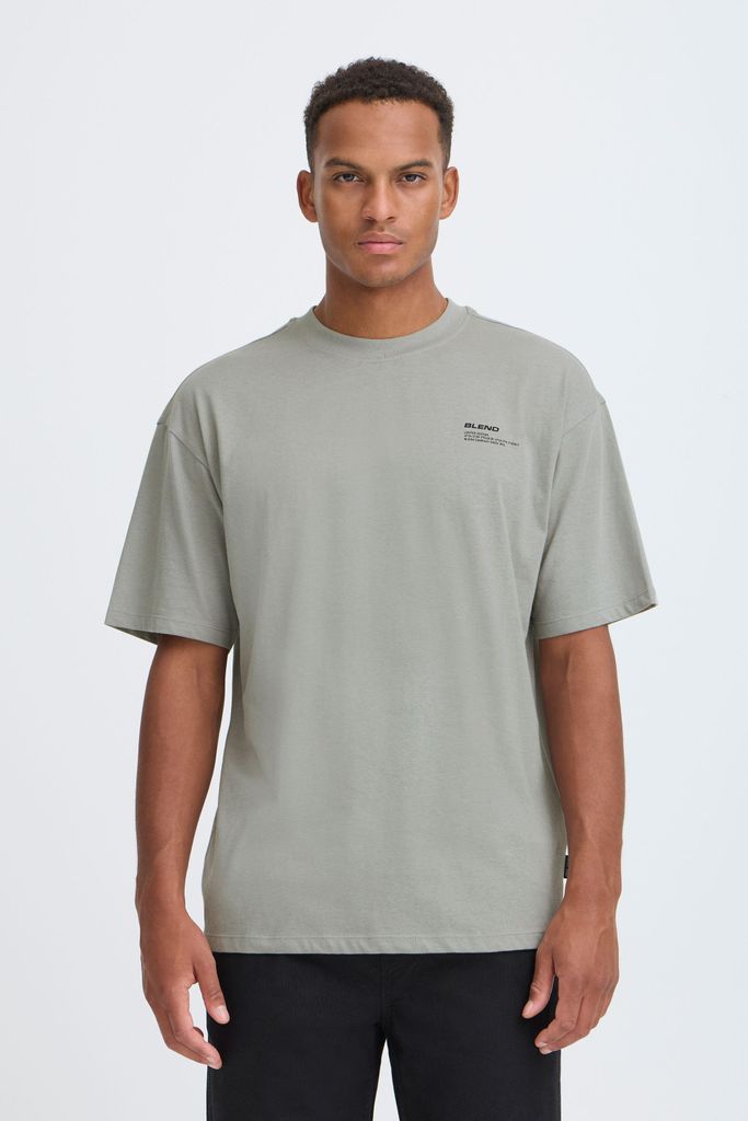 Blend BHMFloa Herren T-Shirt Kurzarm Shirt 100% Baumwolle relaxed fit