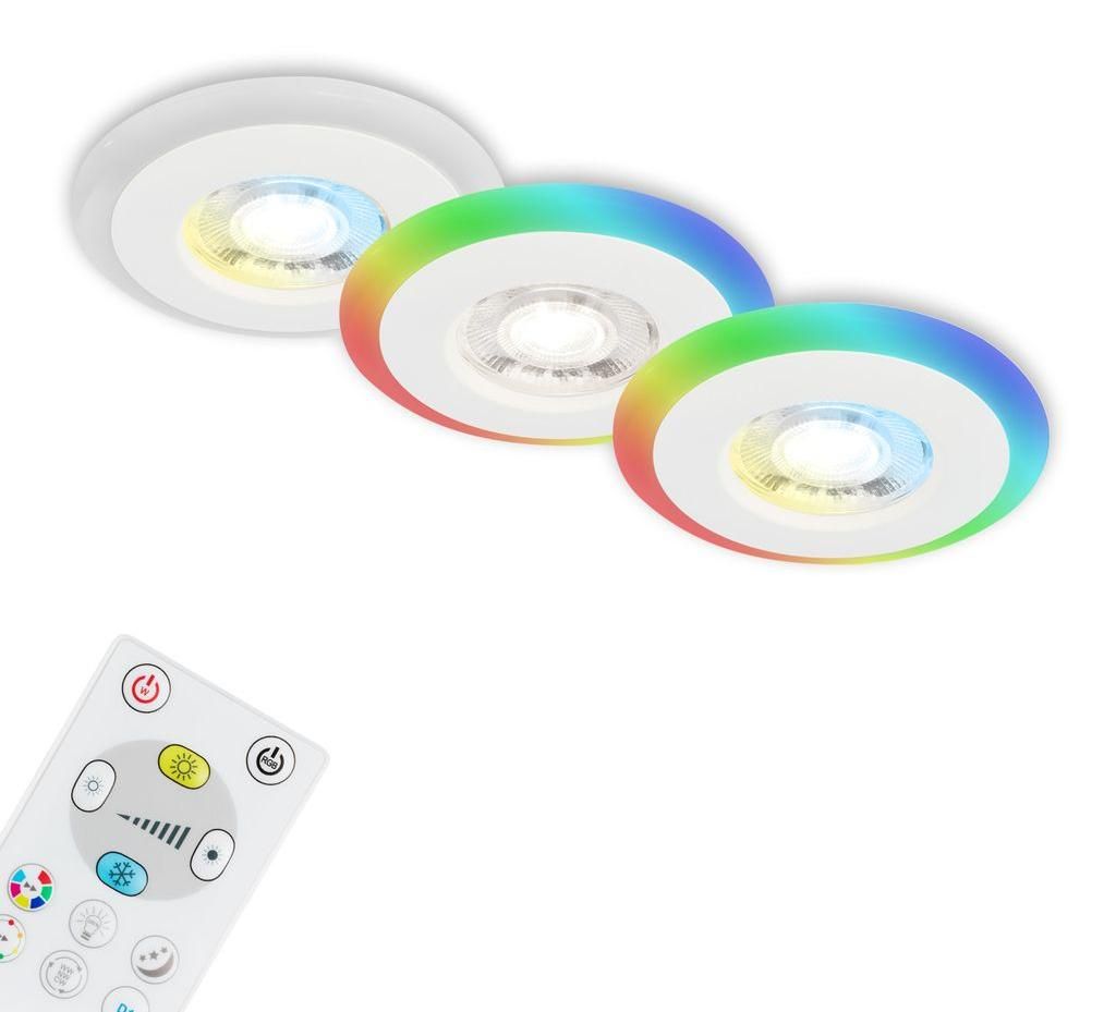 Lampade da incasso a LED CCT anello luminoso RGB Immagine del prodotto 