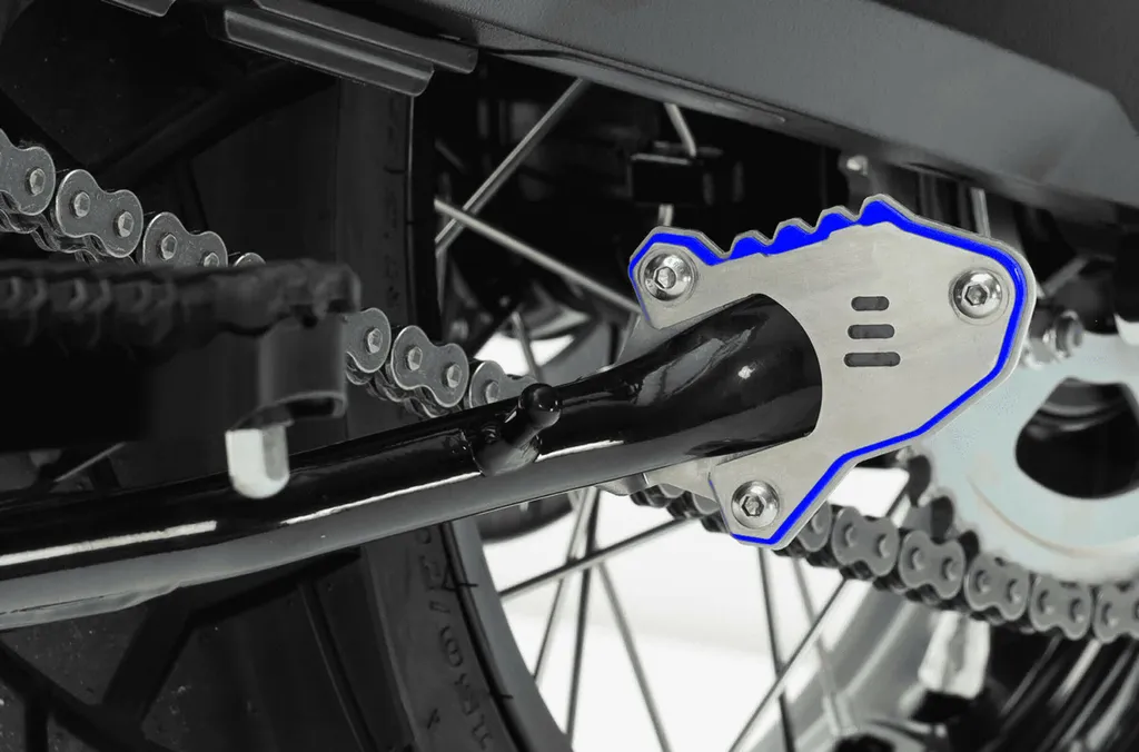 Élargisseur de béquille latérale ISOTTA bleu pour moto SUZUKI V-Strom