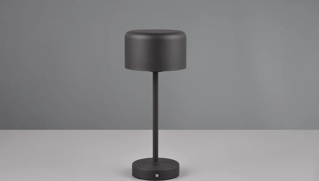 Lampada LED Jeff RL Nera da Tavolo Senza Fili | Design Minimalista - 2