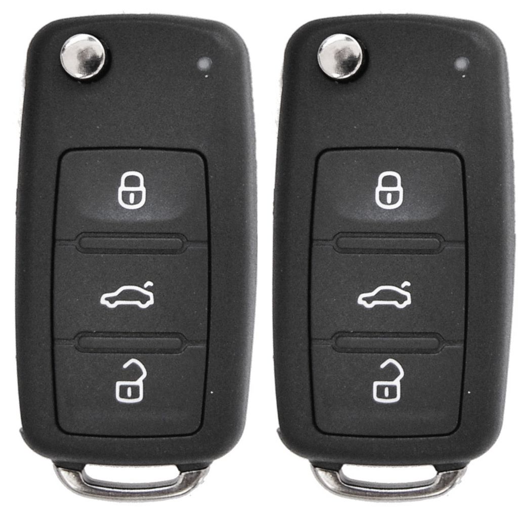Auto Schlüssel komplett für Funk Schlüssel kompatibel mit FORD 3