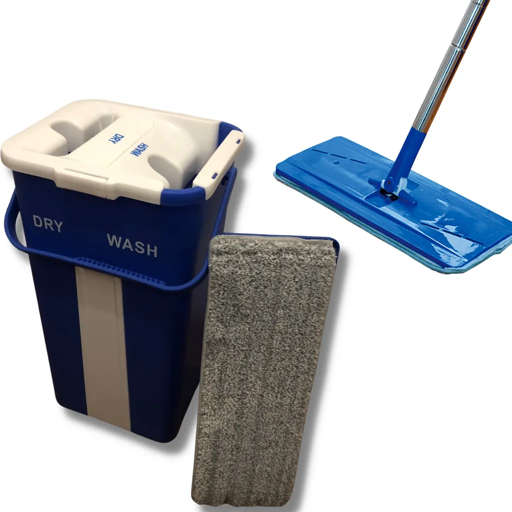 Kit lavage de sol pour parquet et carrelage avec seau autonettoyant - 13