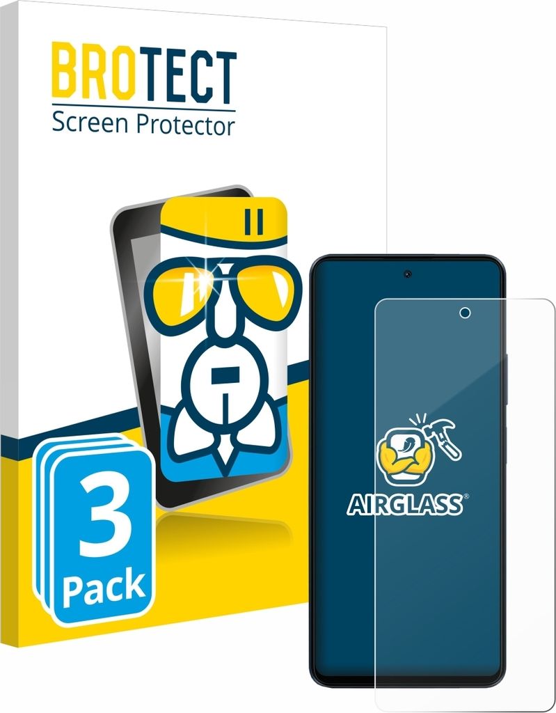 3x BROTECT Schutzglas für Blackview Shark 8 Schutzfolie Panzer Folie Glas Display Schutz klar