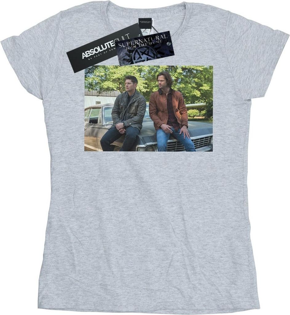 Supernatural - "Impala Brothers" T-Shirt für Damen BI40695 (S) (Grau)