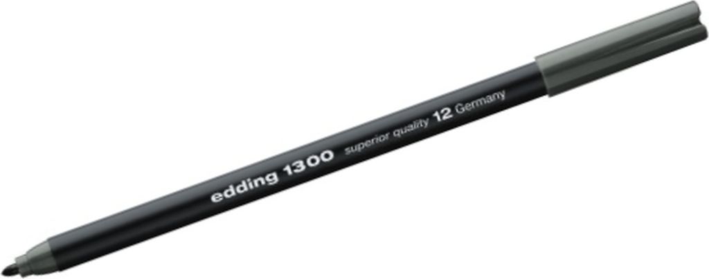 Fasermaler edding 1300 color pen grau Packung mit 10 Stück