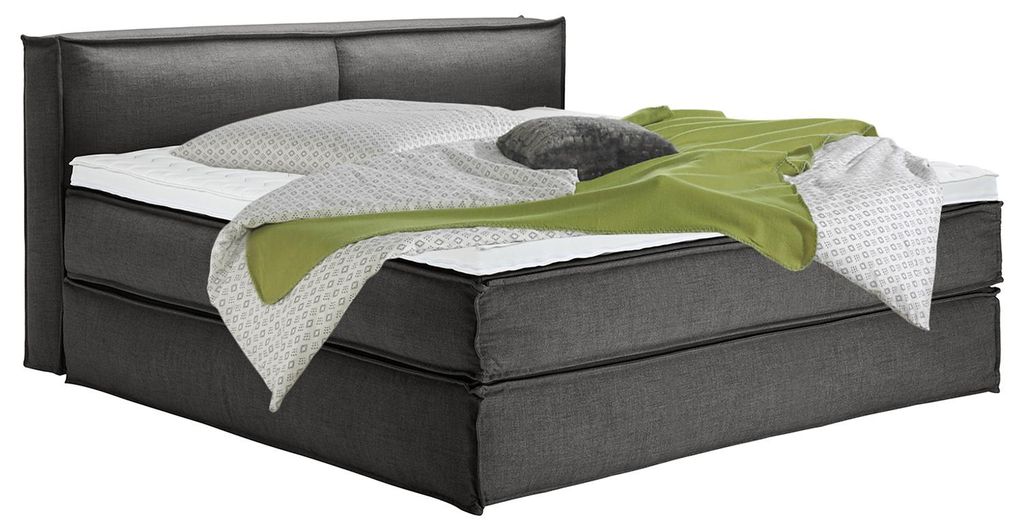 home24 Boxspringbett mit Kopfteil - Premium