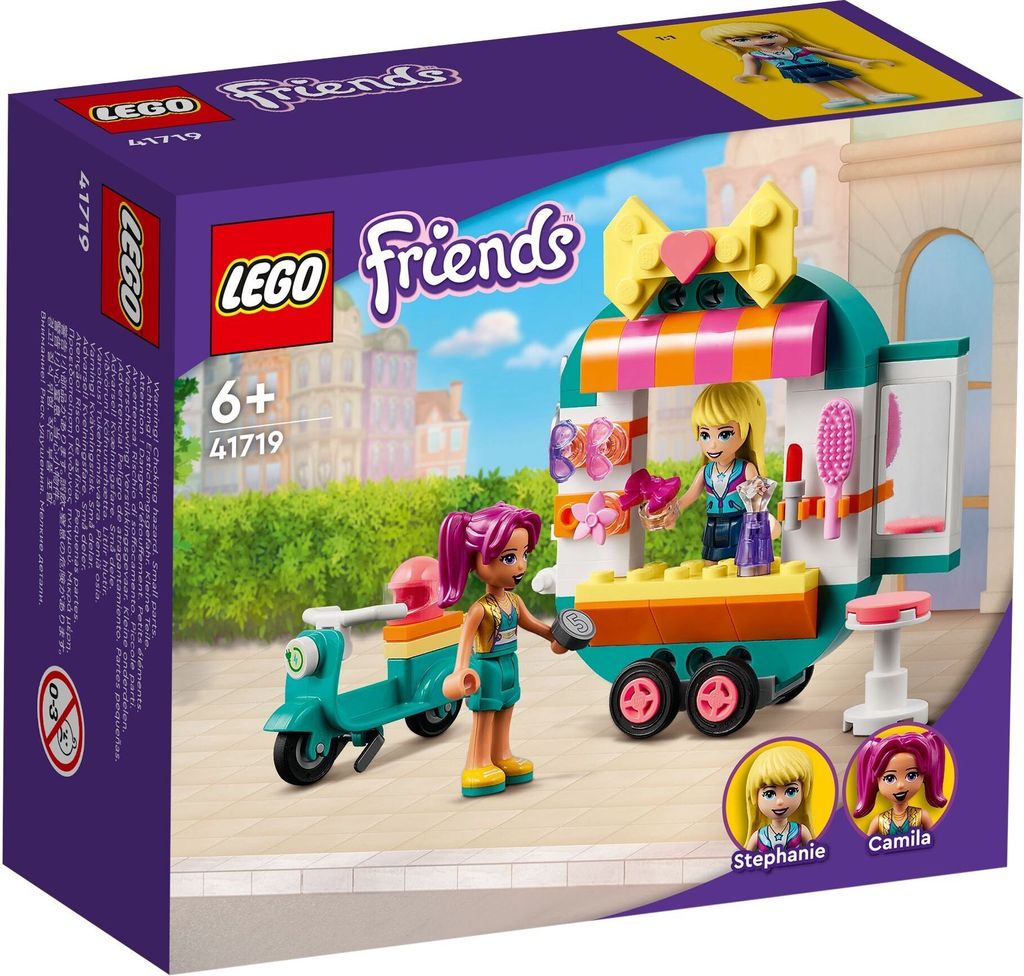 LEGO 41719 Friends Mobilny butik z salonem fryzjerskim i