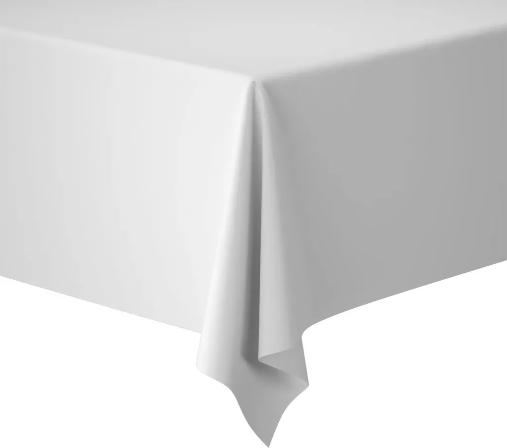 Duni Evolin Tovaglia Bianca 127x180 cm | Effetto Lino Professionale 25pz