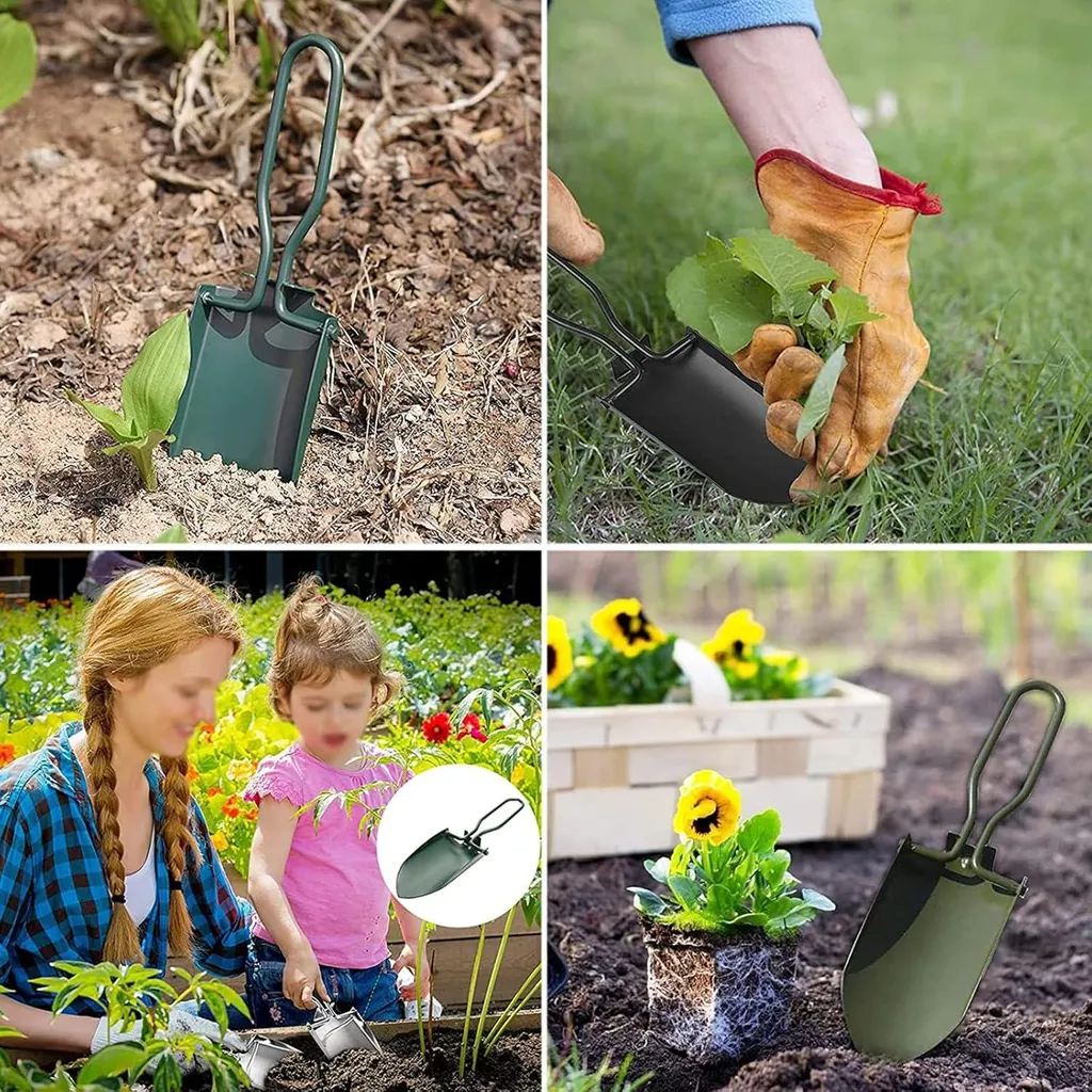 Mini pelle de survie compacte pour dégager les sols difficiles en kit