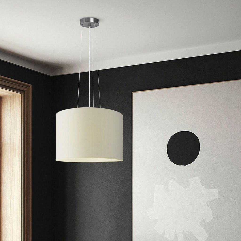 Home Sweet Home Pendelleuchte Hover D12.5x100cm-Stahl gebürstet