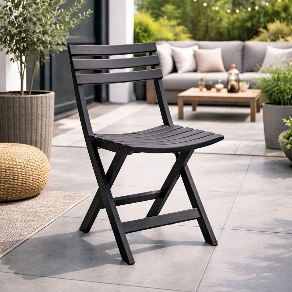 Chaise de jardin chaise pliante chaise de camping plastique Image du produit 
