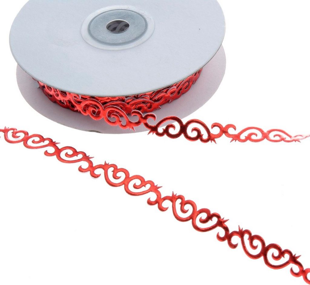 Selbstklebende Minibordüre - karminrot - 10 mm breit - ca. 9,1 m auf der Rolle - 94514 10-R 35